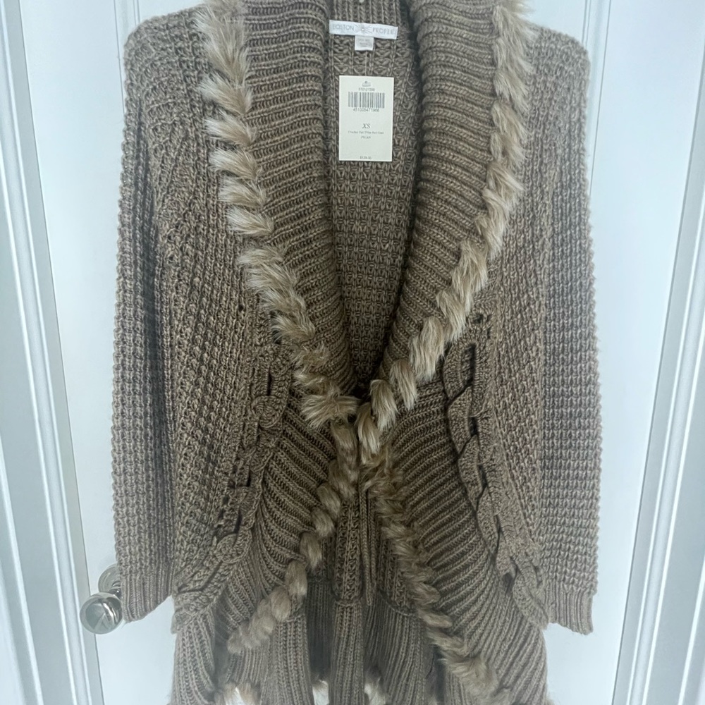 Boston Proper Sweater Coat Cardigan NWT